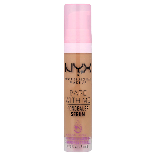 NYX Professional Makeup, Bare With Me, сыворотка-консилер, 07 Medium, 9,6 мл (0,32 жидк. Унции)