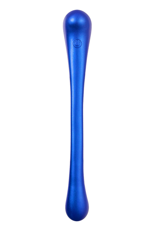 Синий многофункциональный вибратор Etern с пультом ДУ