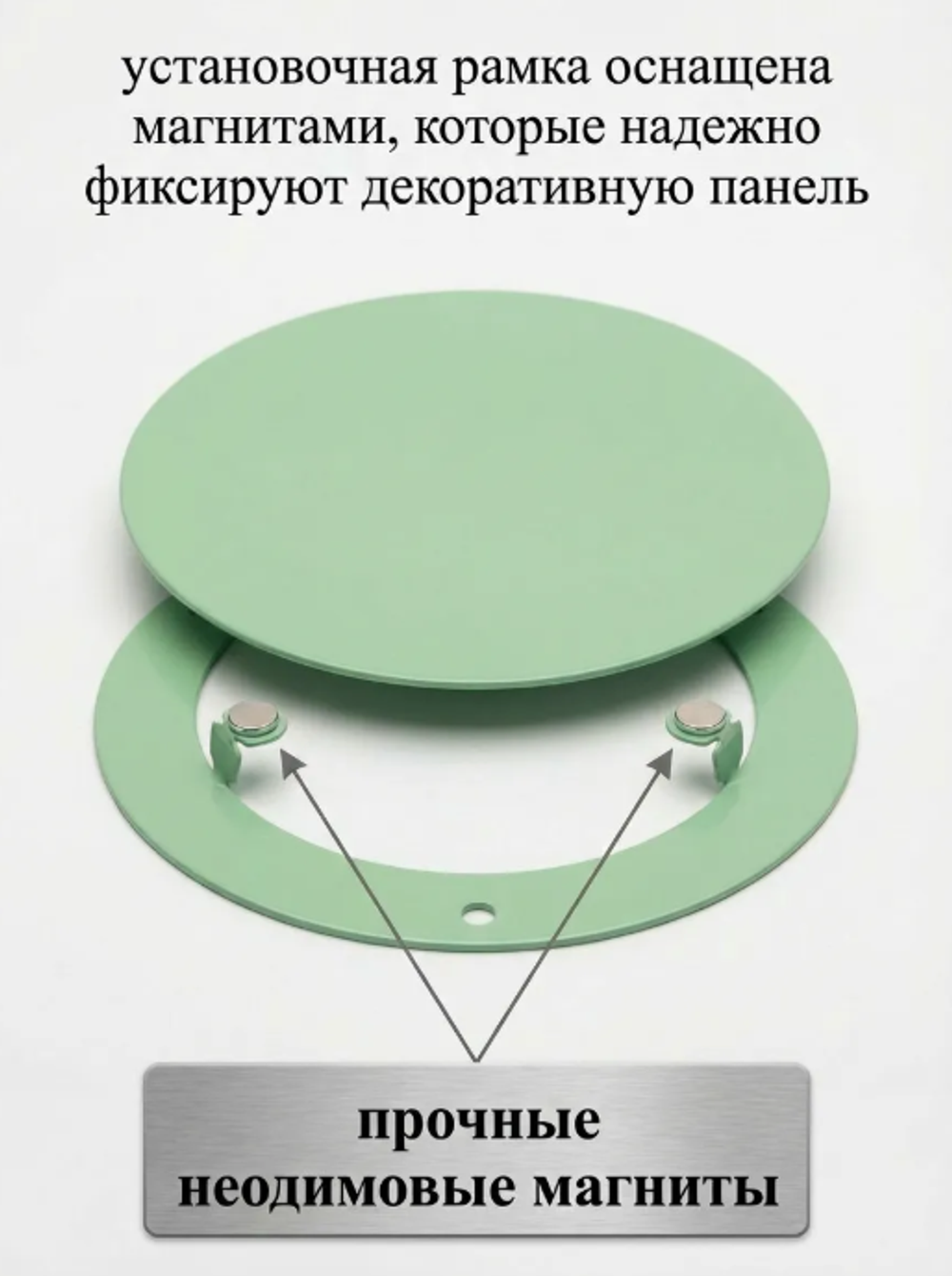 Вентиляционная Решетка РДК 120 Мята