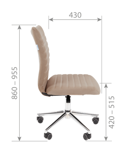 Офисное кресло Chairman 033 Россия ткань велюр T-84 черный