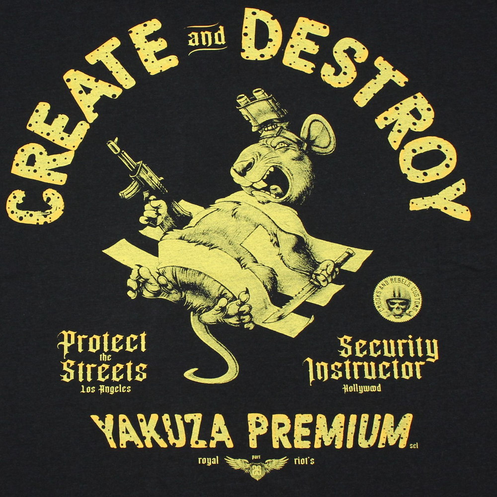 Футболка черная Yakuza Premium 3701-2