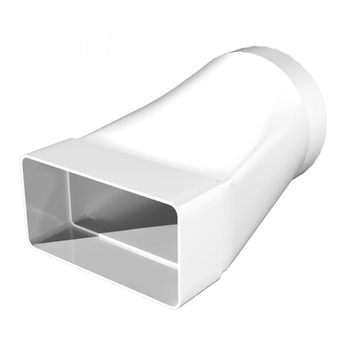 Переходник СПКП D125 эксцентриковый 60х120 пластик ERA