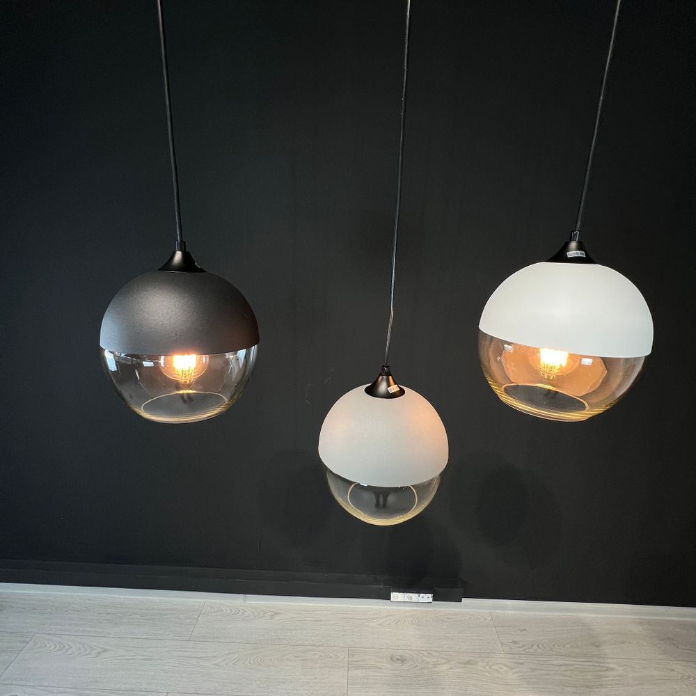 Подвесной светильник NORD C D20 Black/Transparent