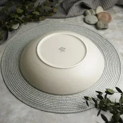 Салатник 1250 мл d 25,5 см h4,5 см Light Grey Noble [1]