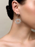 Серьги "Sun" Silver