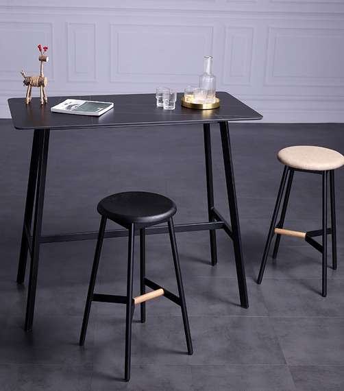 Барный стул Mont, 75 см, черный