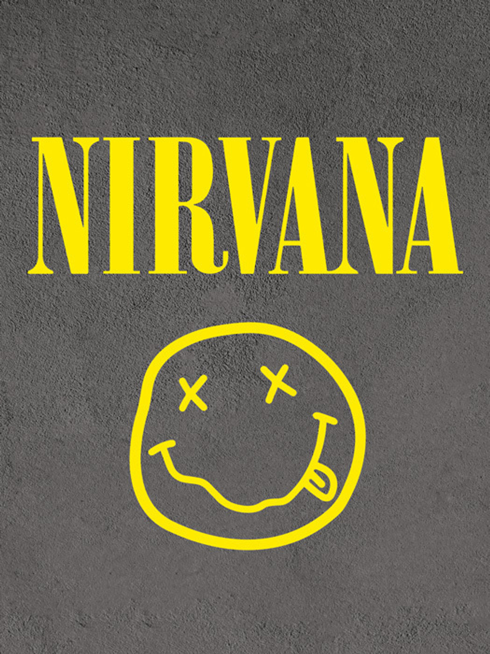 Постер для интерьера на стену (30х40 см). Лого Группа Нирвана (Nirvana)