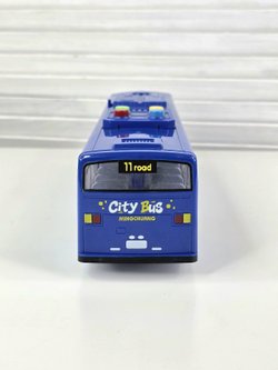 Игровая машинка Автобус со светом и звуком синий (202388598)