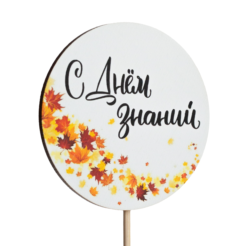 Топпер С Днём знаний! (1 Сентября) (Комплект 5шт.)