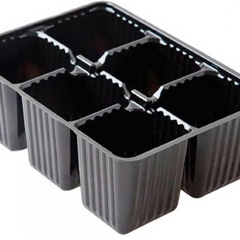 Мини-кассета 6 ячеек 175х130 мм 60х55х60 мм 190 мл НАБОР 5 ШТ