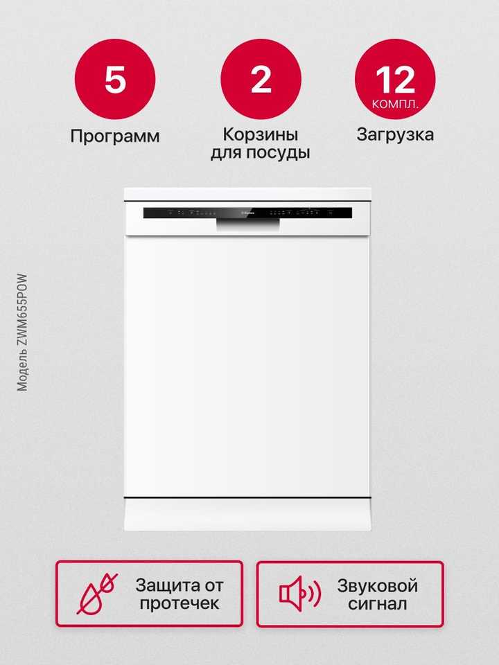 Посудомоечная машина Hansa AutoOpen ZWM655POW