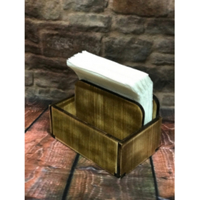 Подставка сервировочная для салфеток и специй 140*90*50 мм. (РС4)