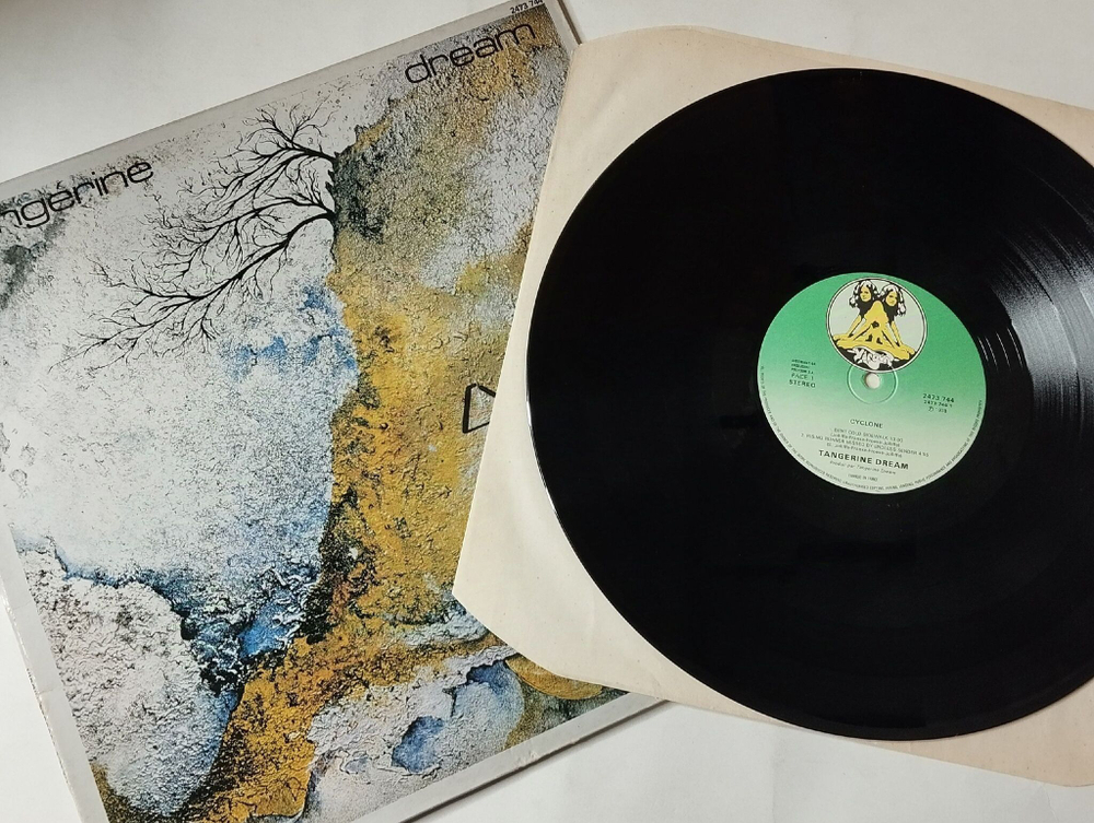 Винтажная виниловая пластинка LP Tangerine Dream Cyclone (France 1978)