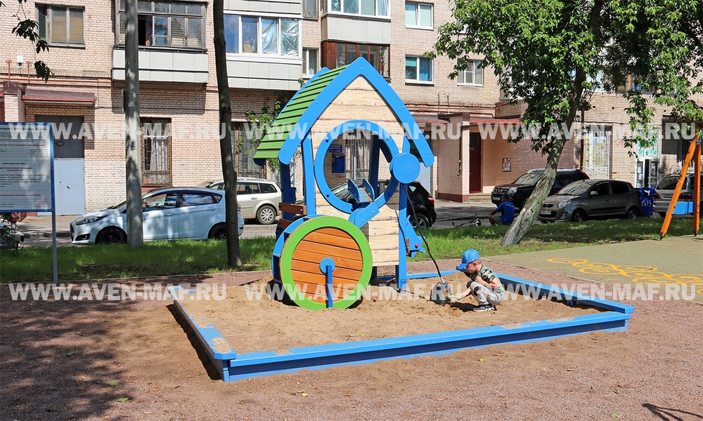 Песочный дворик джунгли