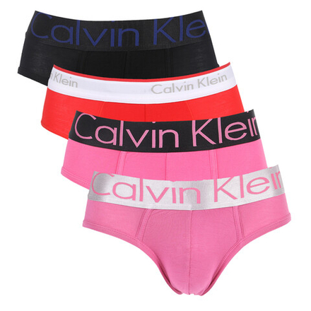 Мужские трусы брифы произвольные цвета набор 4 в1 Calvin Klein CK52486