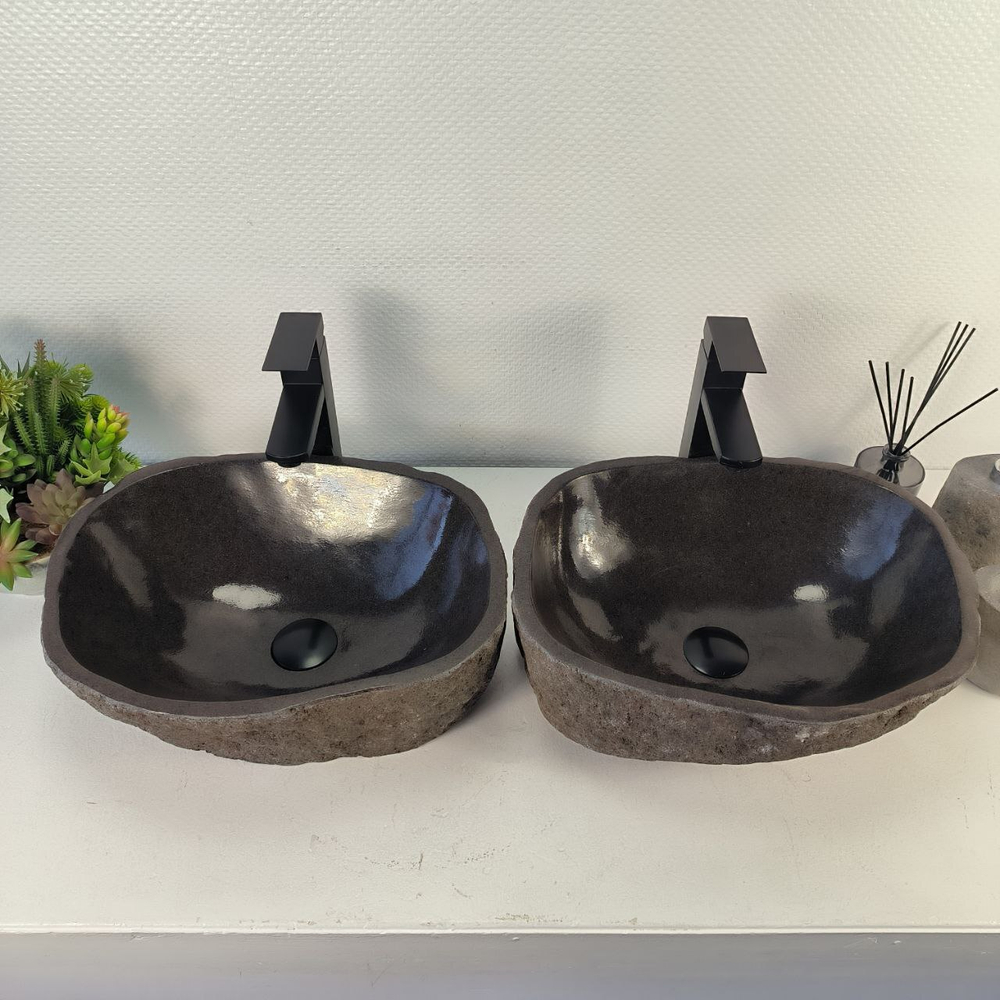 Раковина из речного камня ПАРА! RS-65480 43*35*15 0865