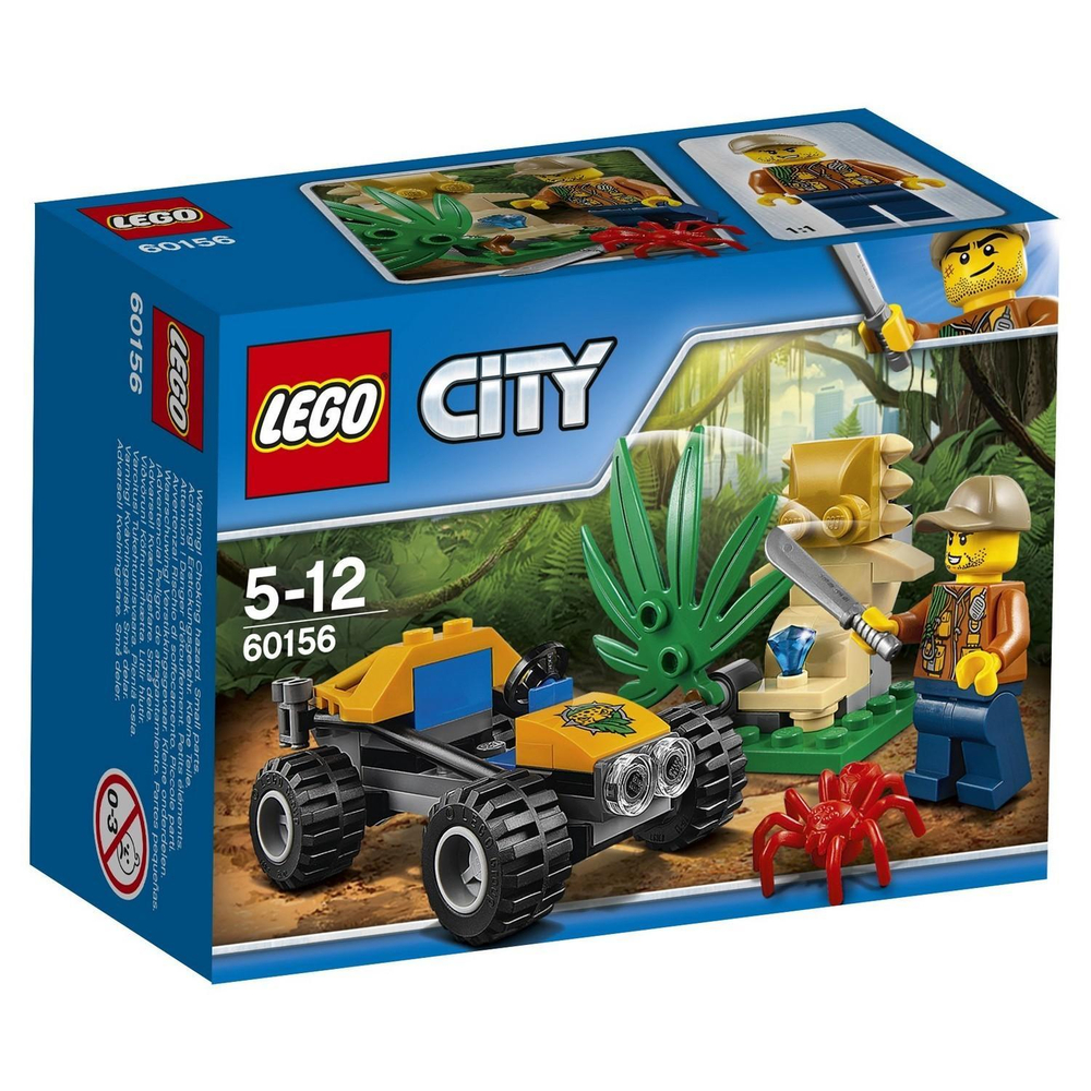 LEGO City: Багги для поездок по джунглям 60156 — Jungle Buggy — Лего Сити Город