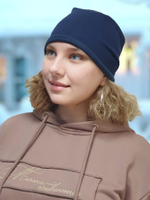 Шапка ДЖЕК хлопковая утепленная с валиком