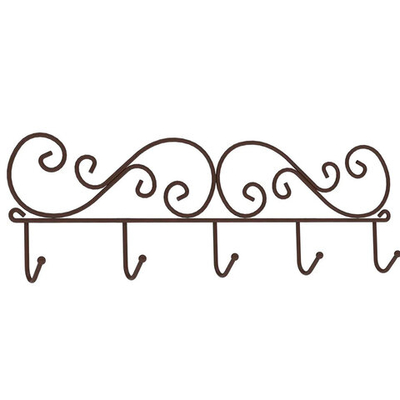 Вешалка "Кружева 5" коричневая