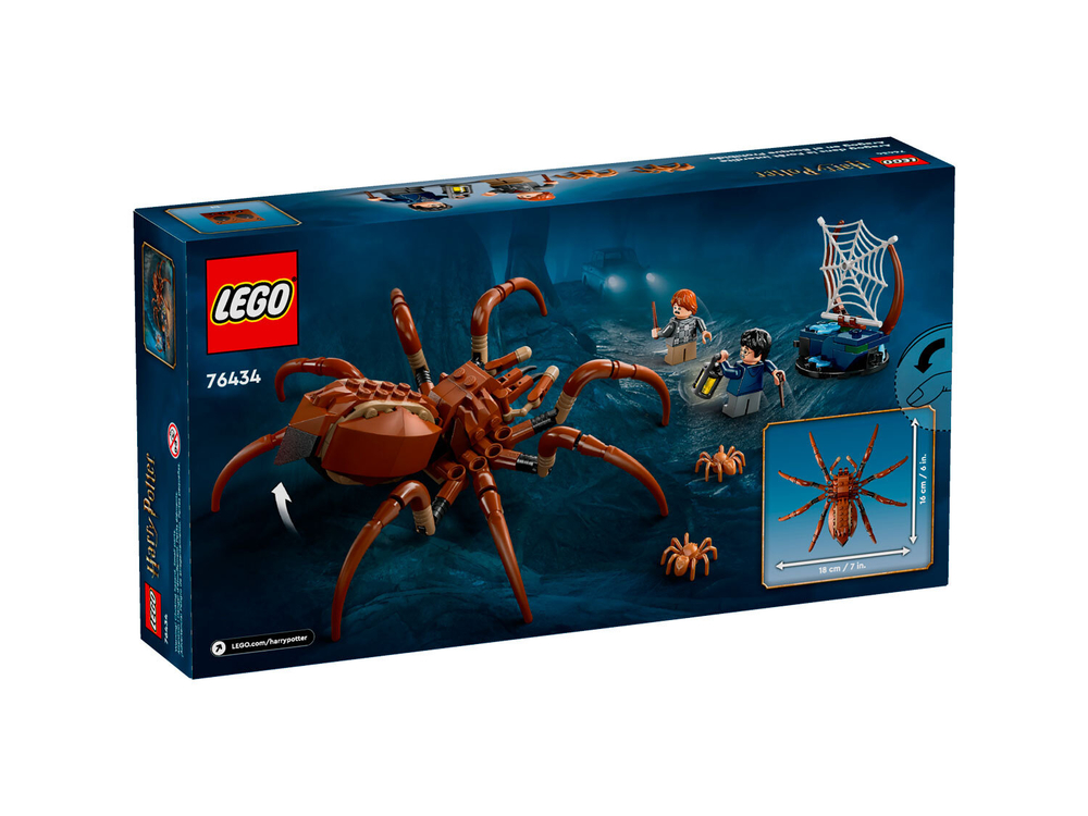 LEGO Harry Potter 76434 «Арагог в Запретном лесу» — сцена с гигантским пауком