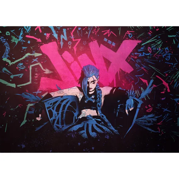 Постер Jinx on the chair - Arcane