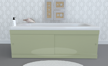 Экран под ванну раздвижной TR-3-009 павана глянец