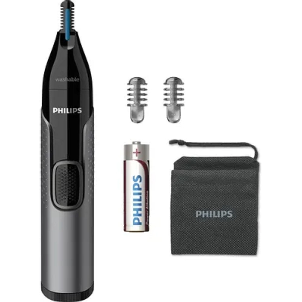 Триммер PHILIPS NT3650 / 16 Триммер ,2насадки, черный / серый