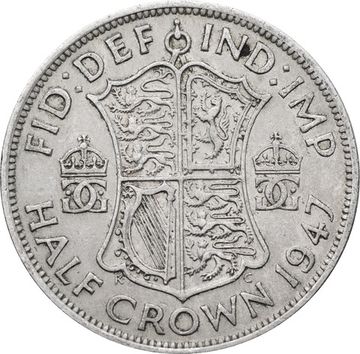 1/2 кроны 1947 Великобритания