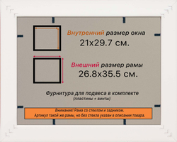 Рамка 21x29,7 для постера и фотографий