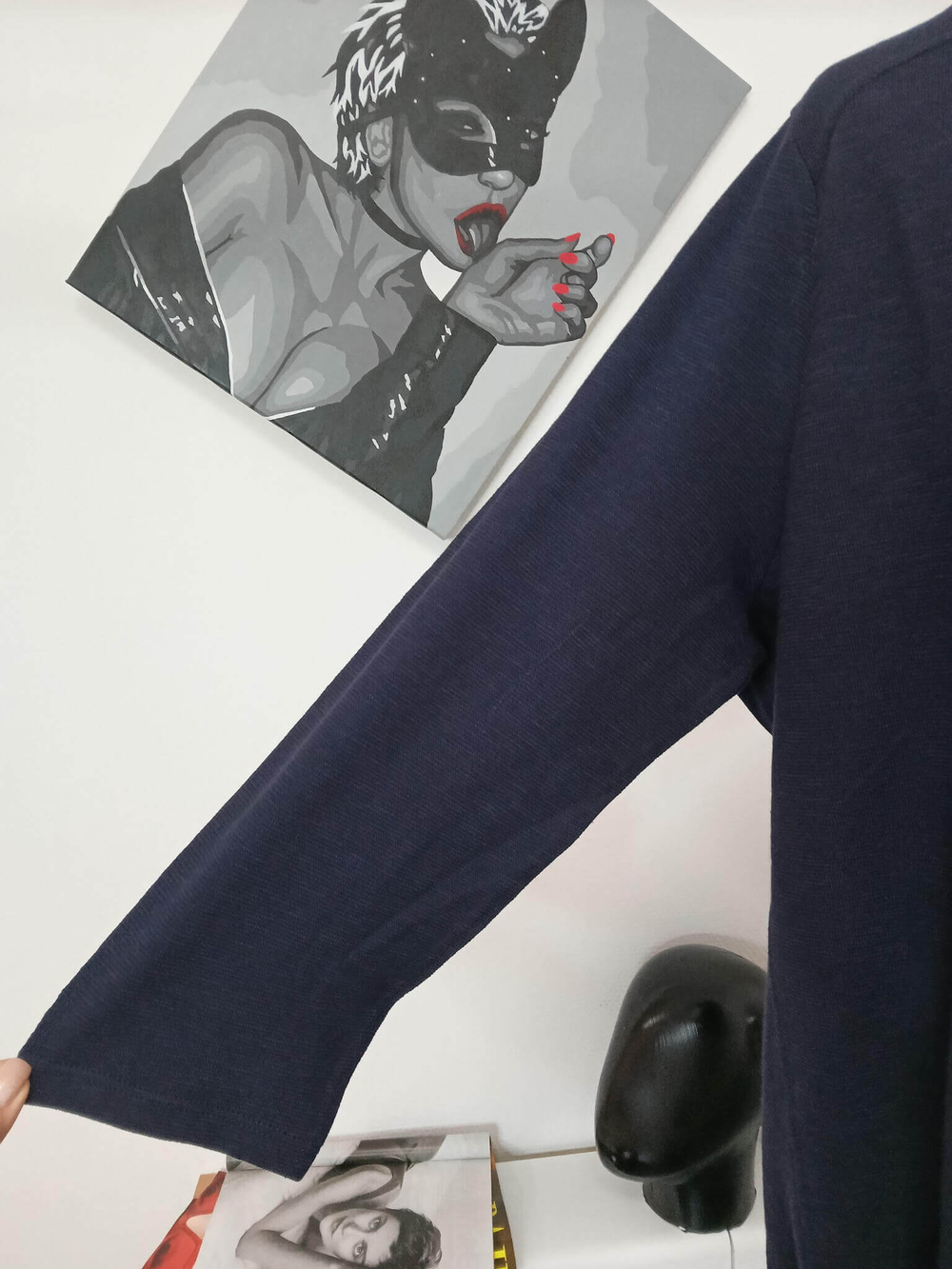 Джемпер женский тёмно-синий цвет. Рукав 3/4.Размер XXL - 56 русский. ПРОДАН НА АВИТО