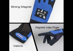 KING TONY (9TH45-XXL) Перчатки универсальные с магнитными вставками, размер XXL