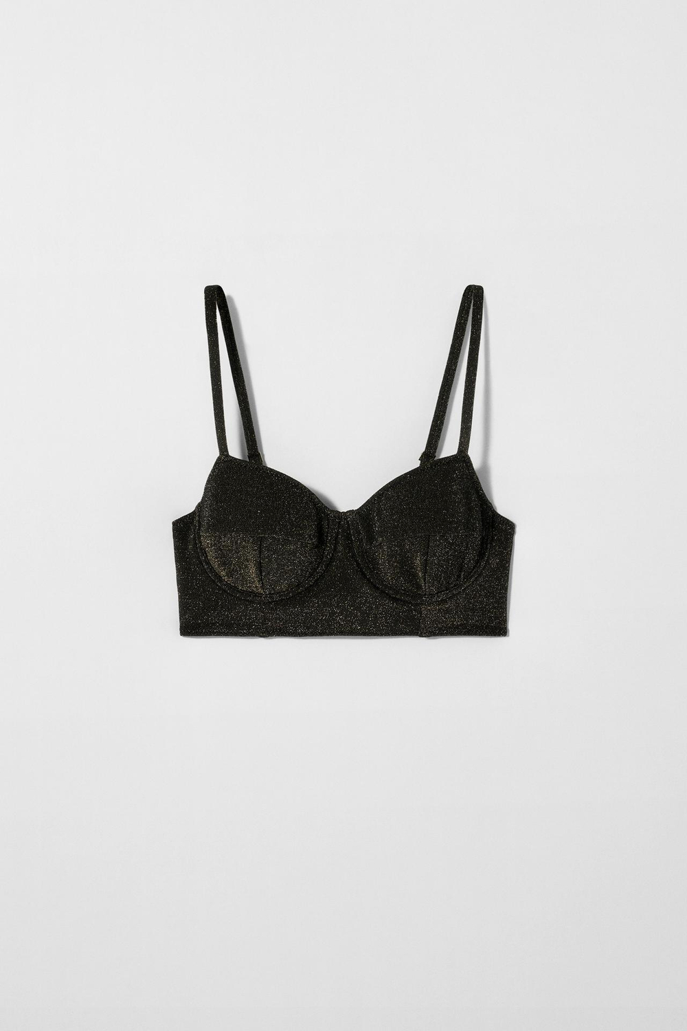 ZARA X KATE MOSS БЛЕСТЯЩИЙ ТОП, ЗОЛОТОЙ