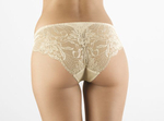 Оригинальные кружевные трусики Laura (Размер: 38) (Цвет: кремовый)