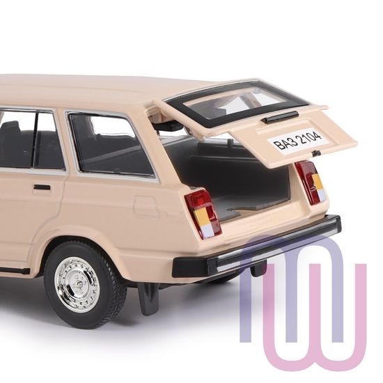 МОДЕЛЬ МАШИНЫ 1/24 ВАЗ 2104 БЕЖЕВЫЙ