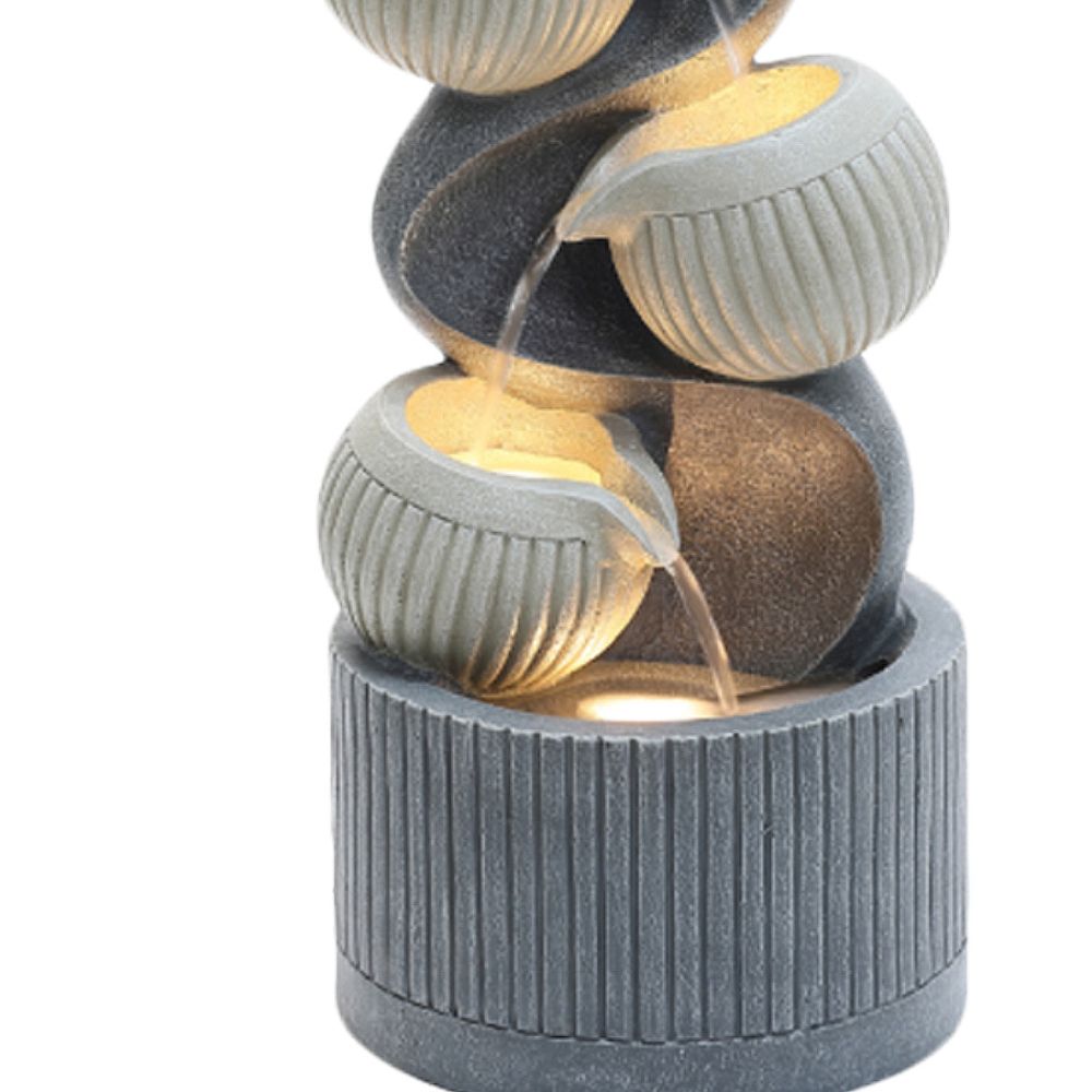 Waterfall Фонтан с подсветкой Пузыри