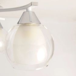 Citilux Кристи CL152130 Люстра потолочная Белая Хром