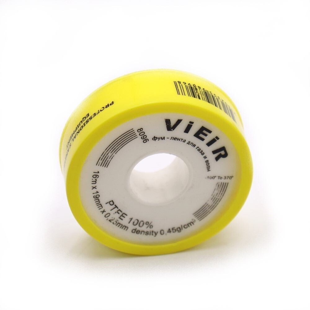 Фум лента (16м-19мм-0,25мм-0.45g/cm3)"ViEiR"VR8096
