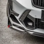 Карбоновая губа переднего бампера для BMW X3M F97 Рестайлинг / X4M F98 Рестайлинг 2022+ БМВ