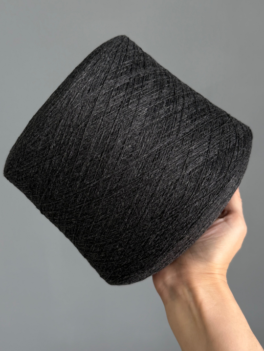 Пряжа Mongolia Cashmere 26/2 (100% кашемир) 1300 м/100 гр, антрцит меланж