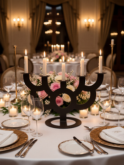 Подсвечник для свечей "Полумесяц""