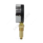 Термоманометр МД04 радиальный Дк80 0-0,6 МПа L=40мм G1/4" 120С с переходником на G1/2" ЭКОМЕРА МД04-80-G-0,6МПа-120-L-40-РИ