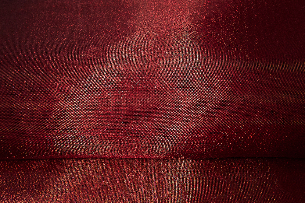 Ткань Органза бордовая арт. 324874