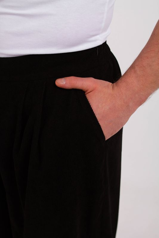 Брюки широкие IMBA микровельвет