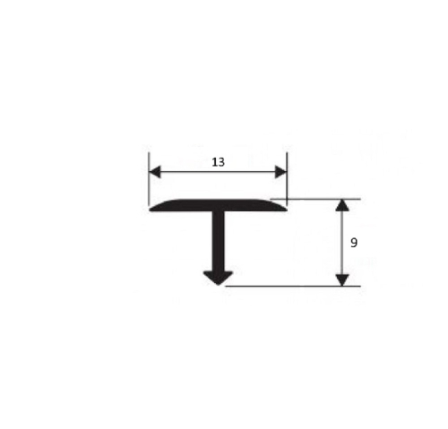АТ 13мм "DO-1" 2,7м Серебро глянец Т-об. анод. алюм.