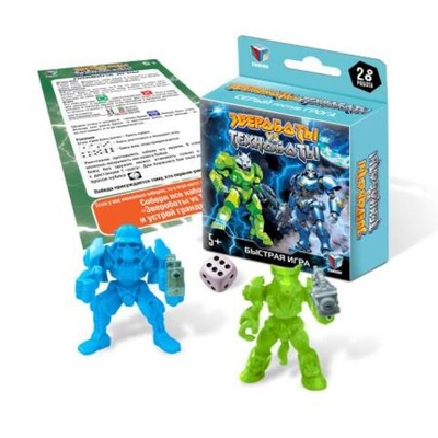 Игра настольная "Звероботы против Техноботов" Серый и Грог (Р.С.)