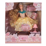 Кукла модель София gold 29см. руки и ноги сгиб, с аксесс, коробка SG-03-KB (Карапуз)