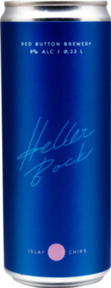 Пиво Рэд Баттон Хеллер Бок Айла Чипс 2023 / Red Button Heller Bock Islay Chips 2023 0.33 - банка