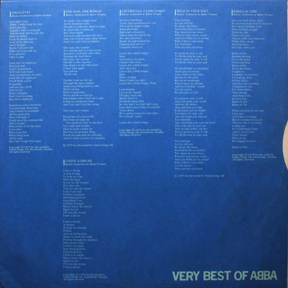 ABBA / Very Best Of ABBA (2LP)