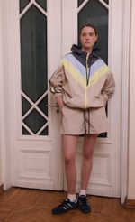 Ветровка из плащевки, разноцветный