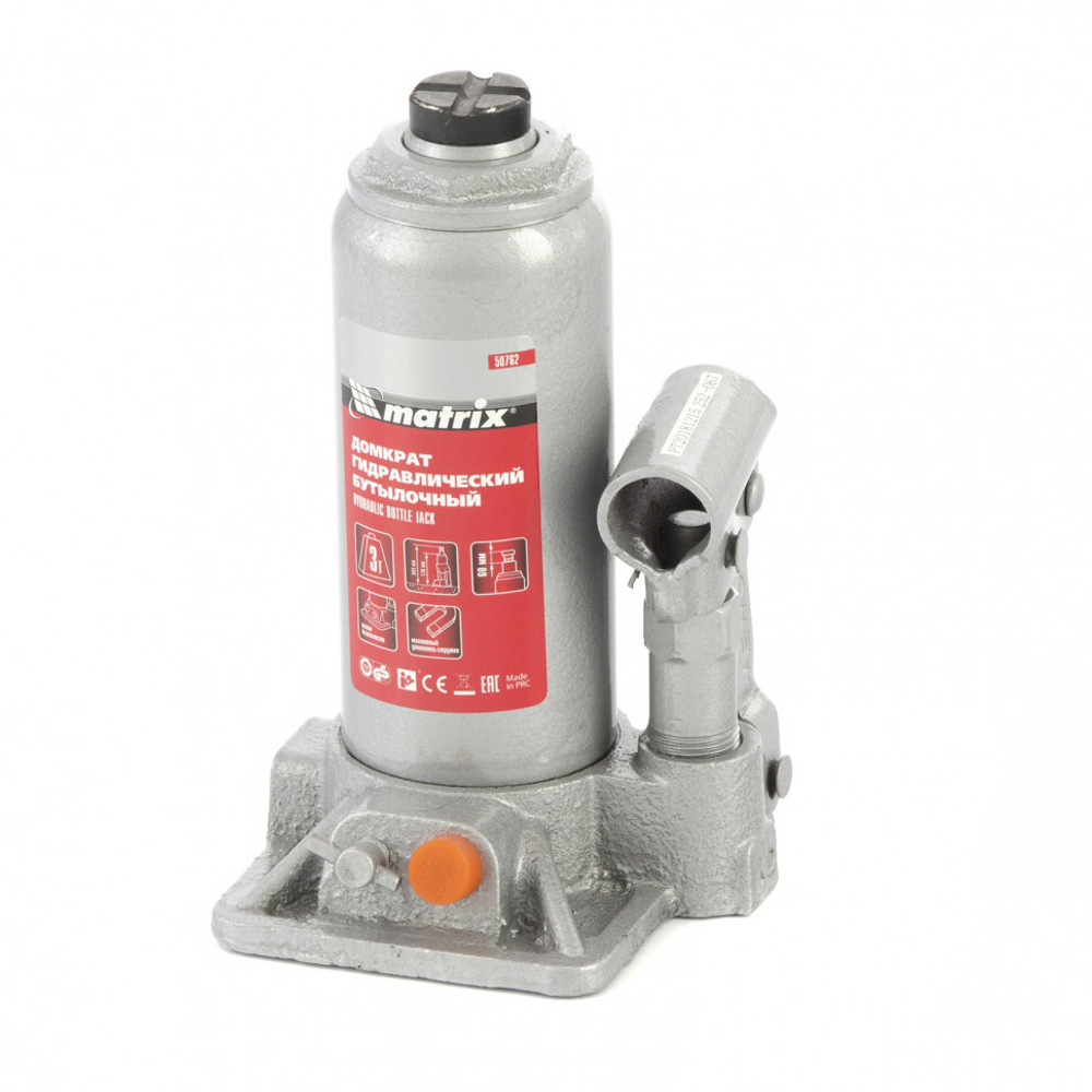 ДОМКРАТ MATRIX ГИД/Й БУТЫЛОЧНЫЙ 3ТПОДЪЕМА 178–343ММ 50762